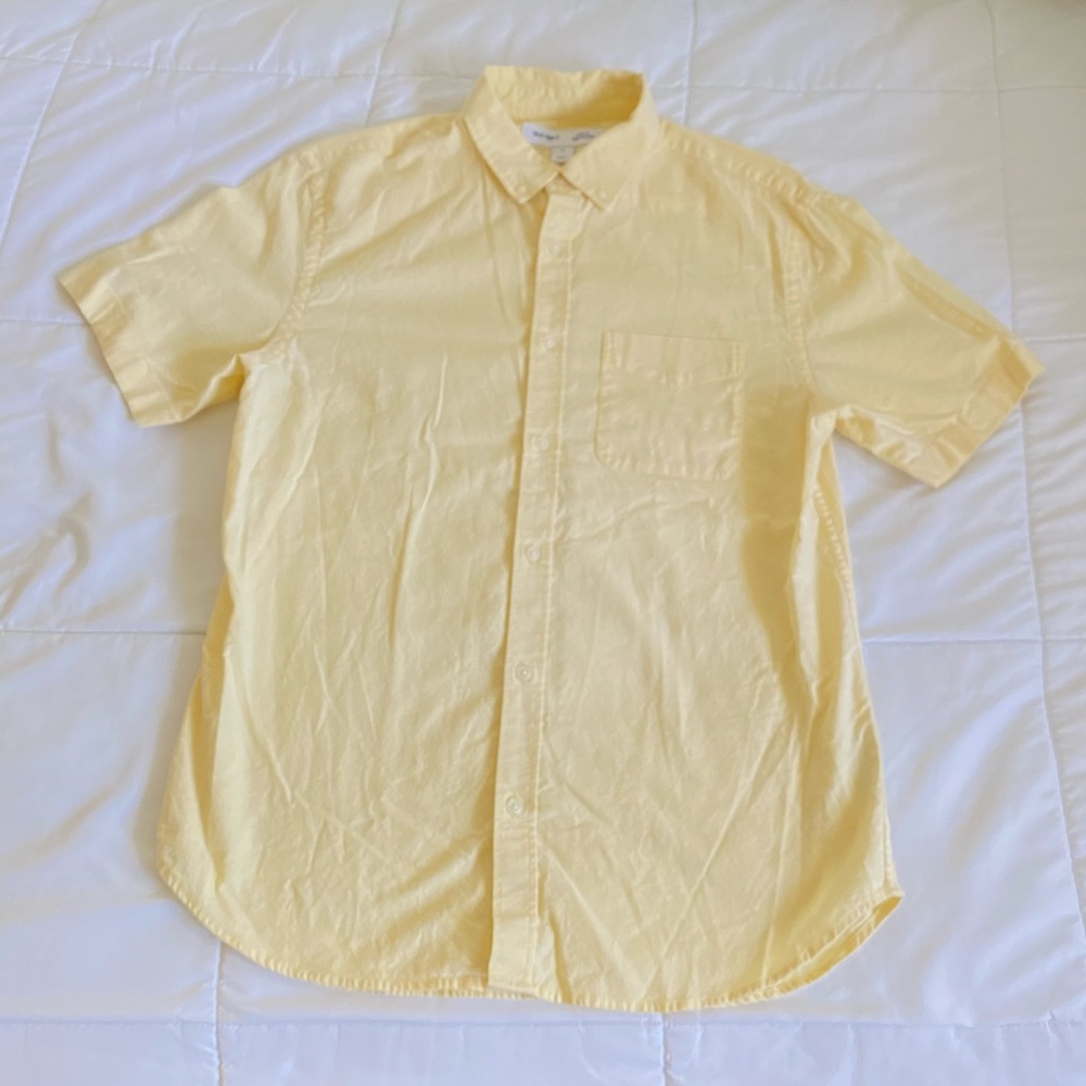 Yellow Button Up